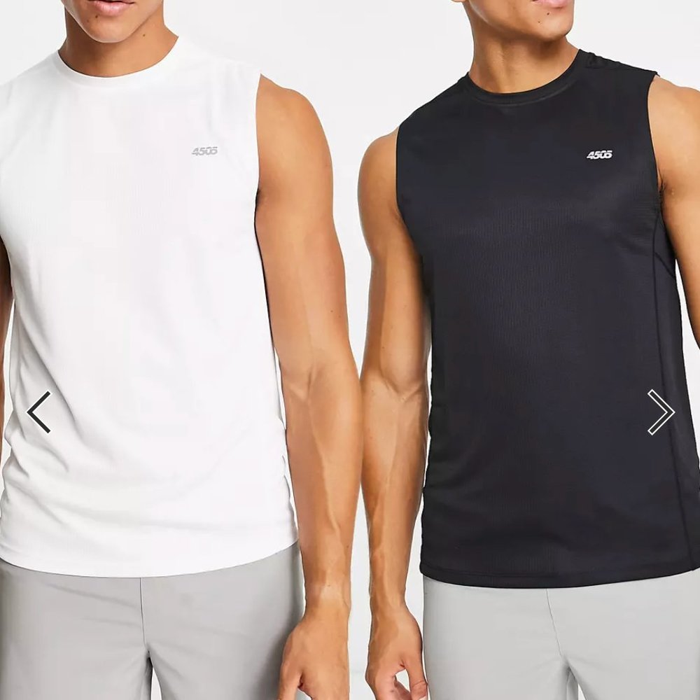 Black Training Sleeveless T-Shirt | ASOS